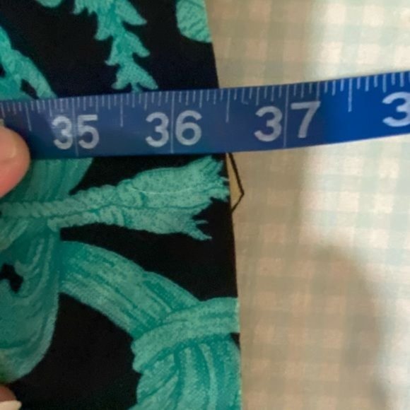 Vintage 80’s petite jazz ladies dress midi button front puff sleeve size 8 USA - Picture 15 of 15